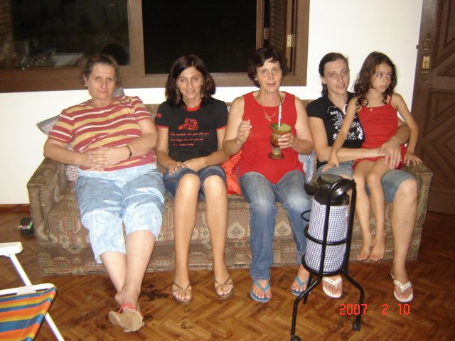 Maria T. Dametto, Mirna Stello, Nilde Lodi, Mariza Stello e Érica Stello Hilga.