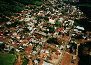Vista aérea de Anta Gorda - RS.
