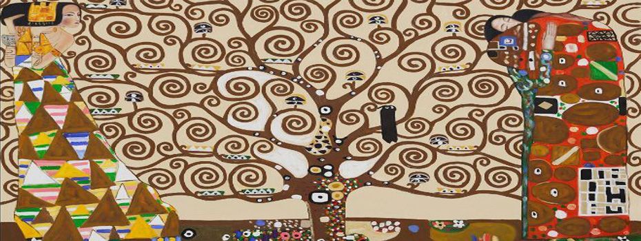 Árvore da vida, de Gustav Klimt (recorte).
