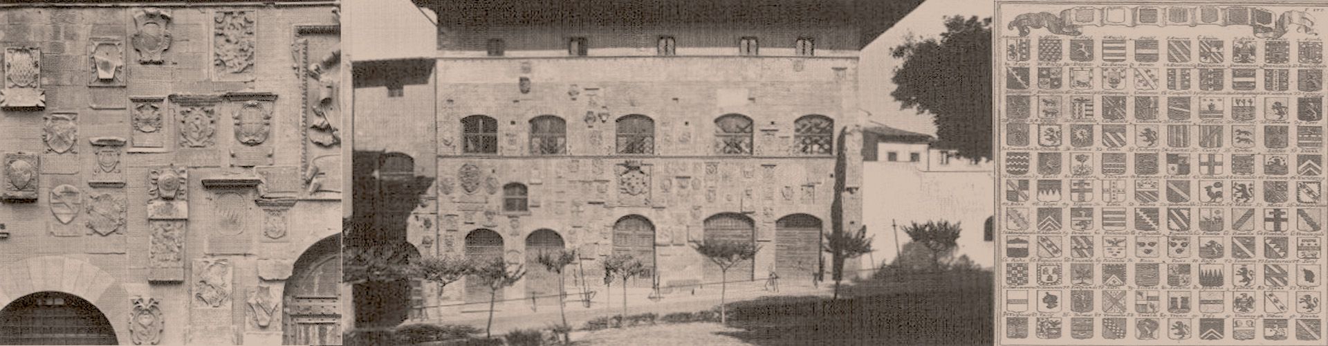 Imagens do livro Costruzione, linguaggio e lettura dello stemma, a cura di Marcello del Piazzo, págs. 520, 534 e 535.