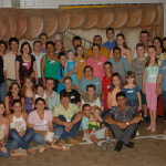 Família João Dametto (filhas, filhos, netas e netos). Primeiro Encontro da Família Dametto no dia 09/02/2007.