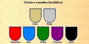 Metais e esmaltes utilizados na Heráldica.