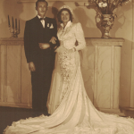 Adelino Dametto (*21/02/1926) e Maria Santina Bertotto (*13/05/1932), casamento no dia 17/10/1953.