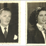 Adelino Dametto (*21/02/1926) e Maria Santina Bertotto (*13/05/1932), namorados.
