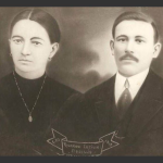 Cecília Dametto e Ricardo Baseggio. Casaram-se no dia 11/03/1916.