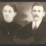 Cecília Dametto e Ricardo Baseggio. Casamento no dia 11/03/1916.