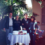 Corona e Danilo Dametto - 50 anos de casamento - com o filho Claudio Luiz e a nora Marlene do Amarante Dametto.
