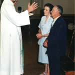 Ivo Baseggio e Cleudes Giacomin - 50 anos de casamento em 23/11/1999.