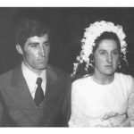 Jandir Andreolli e Ema Cecília Dametto, casamento no dia 28/09/1974.