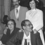 Nilda Dametto e Armando Carissimi com Ione Maria Dametto e Gilberto Brunello, casamento no dia 28/07/1984.