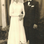 Olga Dametto (*17/09/1932) e Angelo Canal (*03/07/1932), casamento em 23/10/1954.