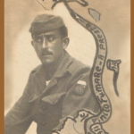 Olívio Steffani, último filho de Magdalena Dametto Steffani. Pracinha da FEB, esteve na Itália na II Guerra Mundial.