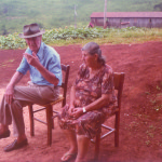 Roberto e Orsolina Dametto, em 1977, quando se fixaram em Ouro Verde, Medianeira, Pr.
