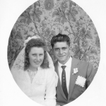 Rosa Dametto e Euclides Mayer, casamento no dia 01/02/1961.