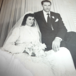 Olívio Zanatta e Inês Fontana. Casaram-se em janeiro de 1960.