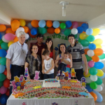 Família de Telmo Dametto comemorando aniversário de Augusto Sbeghen Dametto (nascido no dia 15/12/2009).