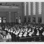 Igreja São Pelegrino no dia 11 de fevereiro de 1966: entrada no Noviciado de Irmã Amélia Dametto.