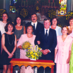 Família Antonio Dametto.  50 anos de casamento – Bodas de Ouro, no dia 09/02/1997.