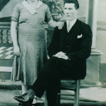 Elias Dametto e Tereza Cauzzi Dametto. Casaram-se, em Anta Gorda - RS, no dia 05/05/1934.