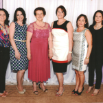 80.o Aniversário de Maria Fontana Dametto. Noras: Miria Savaris, Taciana Fontana, Gélides Panisson, Lucia Anita e Luzia Cerezolli.