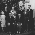 Família Vitorio e Catharina Zanatta Dametto. Na frente: Alvina, Vitorio e Catharina, Luiz. Atrás: Osana, Helena, Leonilda, Alcides, Laurindo, Selvino.