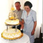 Ivo Baseggio e Cleudes Giacomin - 50 anos de casamento em 23/11/1999.