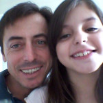 Joel Dametto e filha Eduarda Dametto.