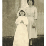 Olga Terezinha e madrinha Ana Antônia Dametto (filha de Elias Dametto).