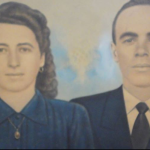 Orlando Baseggio e Maria Fontana. Orlando era o quinto filho de Cecília e Ricardo Baseggio e foi assassinado aos 34 anos, em 21/07/1958.