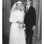 Pascoalina Dametto e David Zanchetti, casamento no dia 20/07/1968.