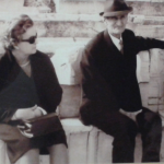 Dozolina Caselani e Pedro Dametto em Roma.
