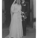 Maria Hermínia Teló e Severino Dametto, casamento no dia 27/05/1954.